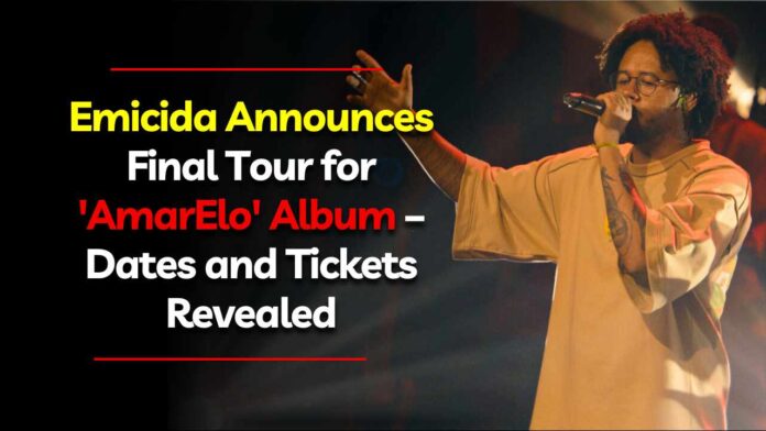 Emicida Announces Final Tour for 'AmarElo' Album – Dates and Tickets Revealed