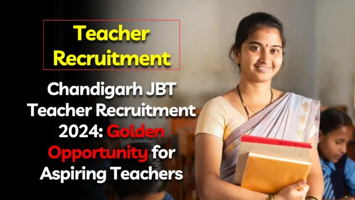 JBT Teacher Recruitment 2024: