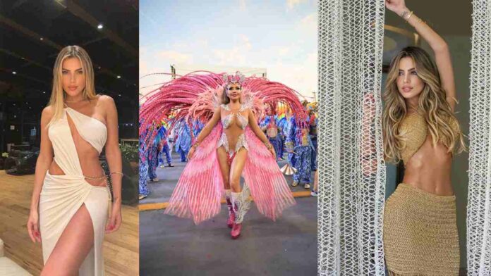 Erika Schneider Stuns in Revealing Outfit for Águia de Ouro Parade